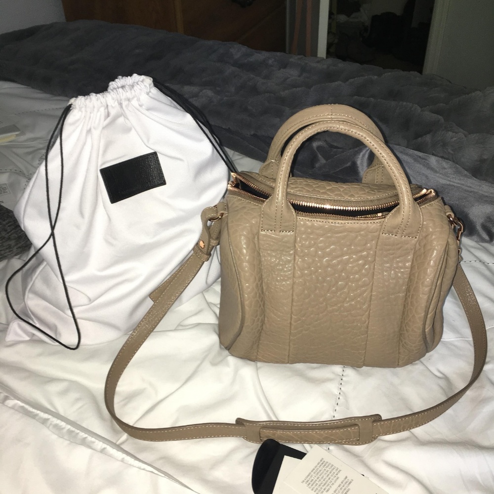 Alexander Wang Rockie - Latte with Rose Gold